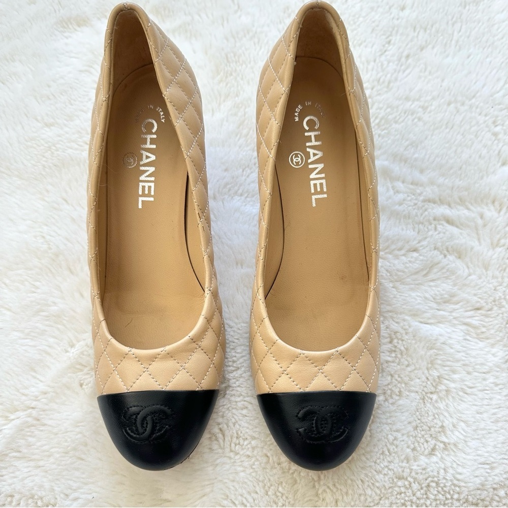 Chanel women heel shoes size 39 EU Authentic Retail 1650$